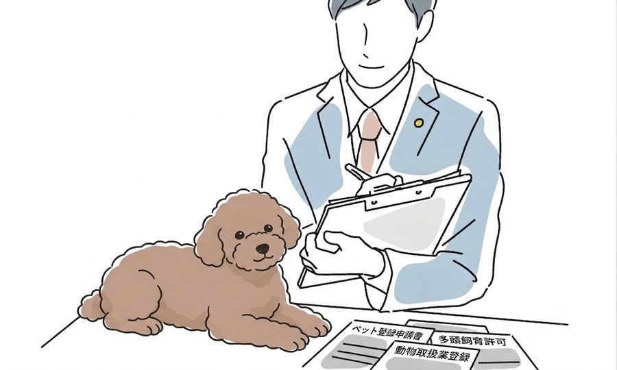ペット安心プランニングのイメージイラスト